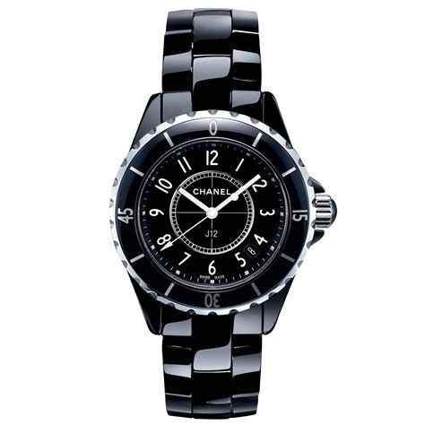 chanel black watch ladies.